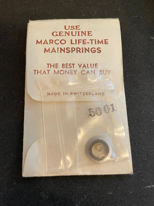 Marco Mainspring 5001 for Bulova 9AB, 10AU, 10AUC, Felsa 700 Automatic - Steel
