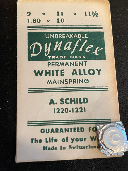 Dynaflex Unbreakable Mainspring for AS caliber 1220, 1221 - Alloy