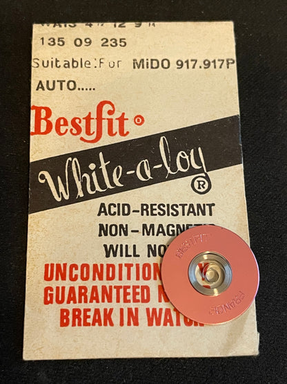 BESTFIT Mainspring WA13 for Mido Caliber 917, 917P Automatics - Alloy