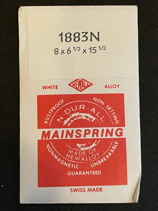 NEWALL Mainspring #1883N for Angelus caliber 210 to 217 - Alloy