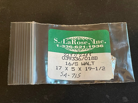 Waltham 16s Mainspring Factory No. 2247 / 2268 from S. LaRose - Alloy