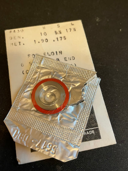 Newall SUPER Security Mainspring #430 for Elgin 6s Factory No. 824 - Alloy