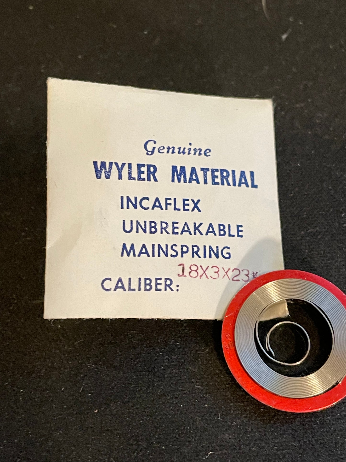 Wyler Genuine Mainspring for Buren caliber 690, 691, Elgin Grade 677 - Alloy