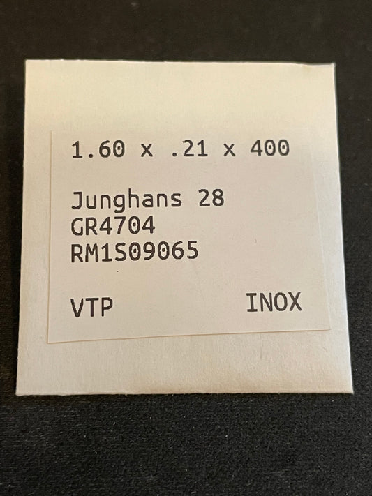 Alloy Mainspring for Junghans caliber 28