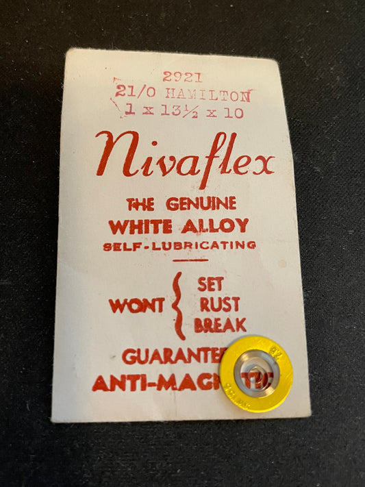 Nivaflex Mainspring for 21/0s Hamilton No. 2921 / 718531 - Alloy