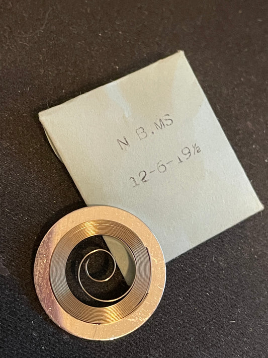 N.B.MS Mainspring for Montilier caliber 64 Pocket Watch - Alloy