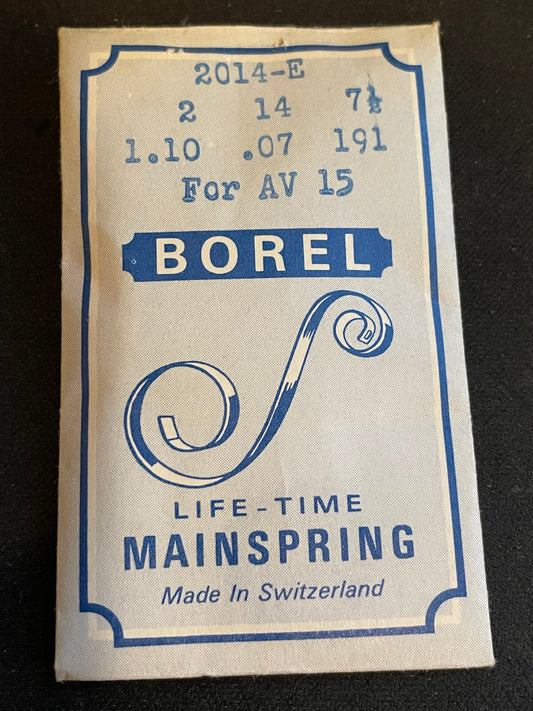 BOREL Mainspring 2014-E for Aurore caliber 15 - Alloy