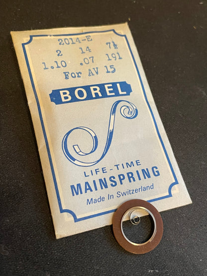 BOREL Mainspring 2014-E for Aurore caliber 15 - Alloy