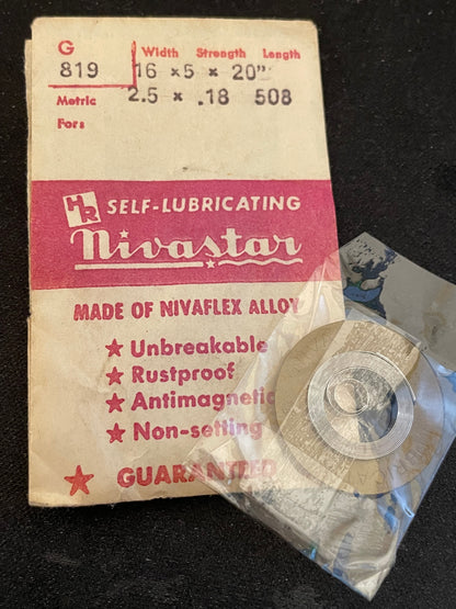 HR Nivastar Mainspring G819 for Unitas caliber 429 - Alloy