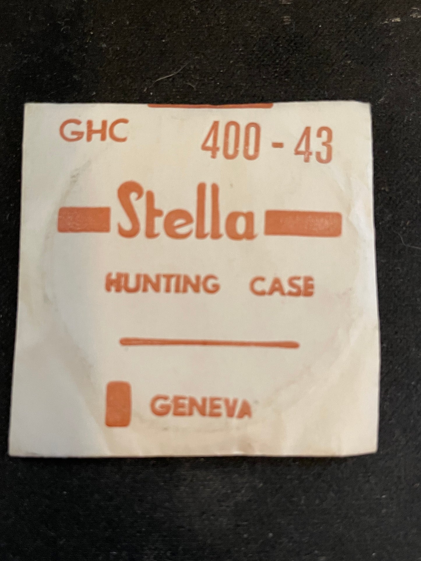 Stella GHC Hunting Case Crystal 40.0mm (size 43) - New