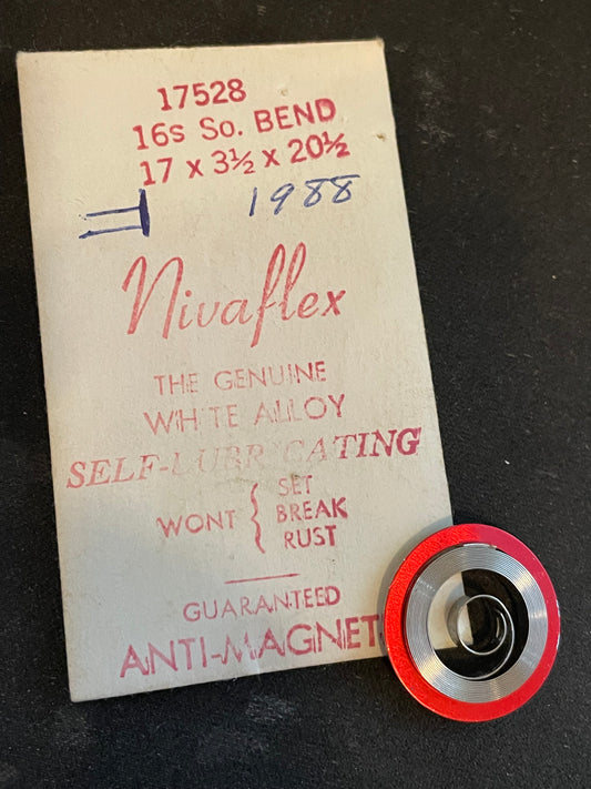 Nivaflex Mainspring for 16s South Bend No. 17528 - Alloy
