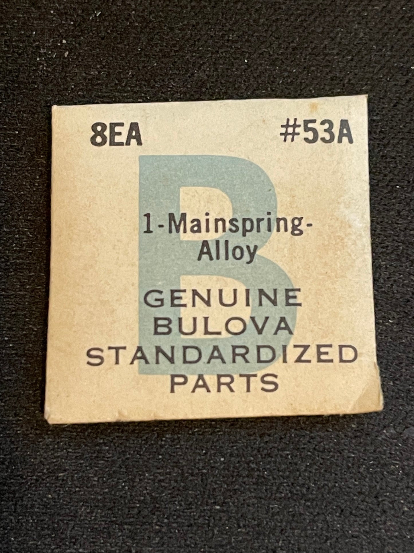 Bulova factory mainspring for caliber 8EA - Alloy