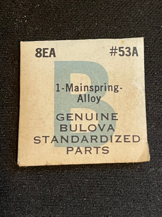Bulova factory mainspring for caliber 8EA - Alloy