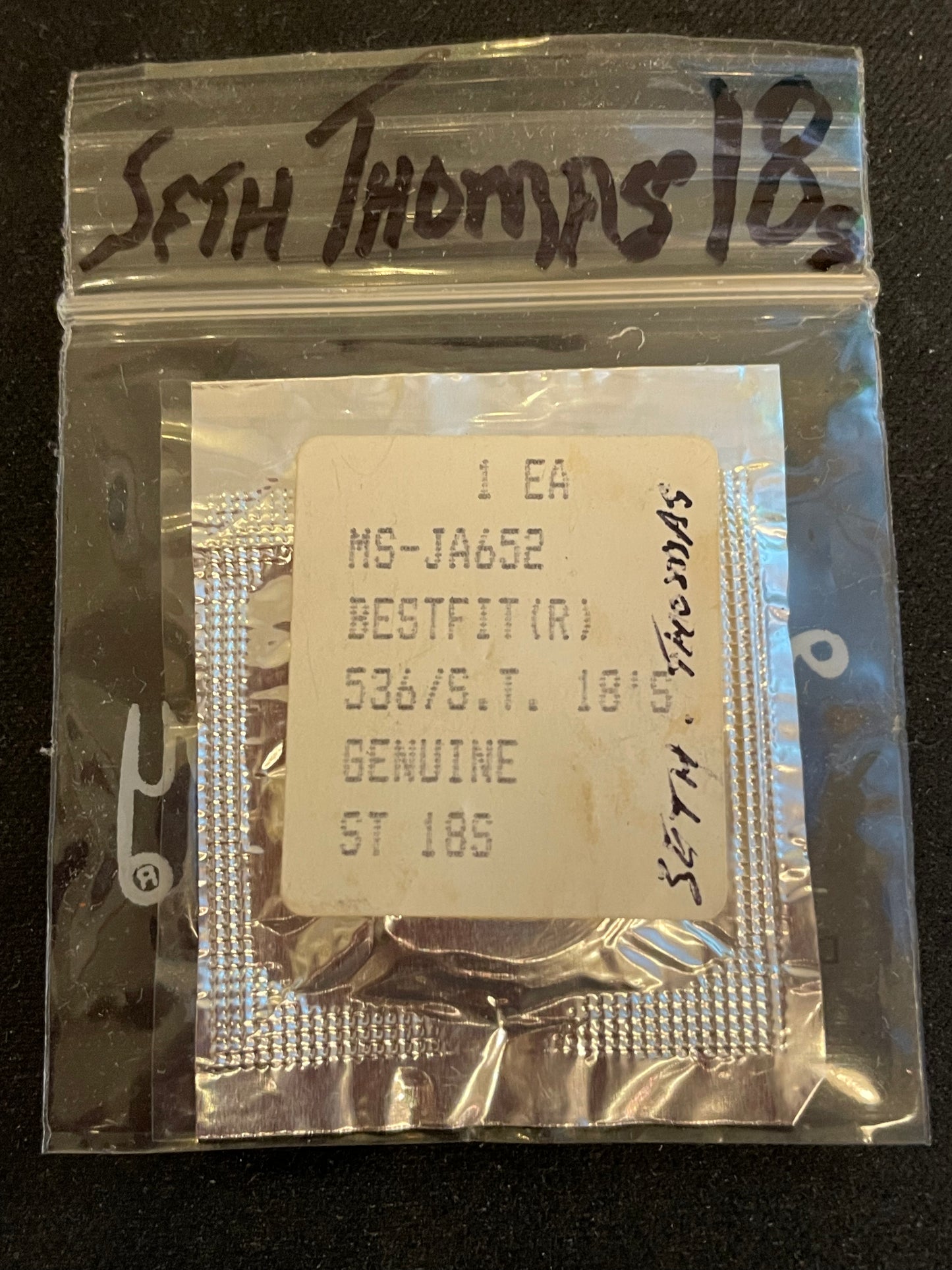 Bestfit Mainspring JA652 for Seth Thomas 18s Factory No. 536 - Alloy
