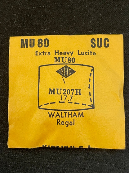 SUC Rocket Crystal MU 80 for WALTHAM - 20.7 x 17.7mm - New