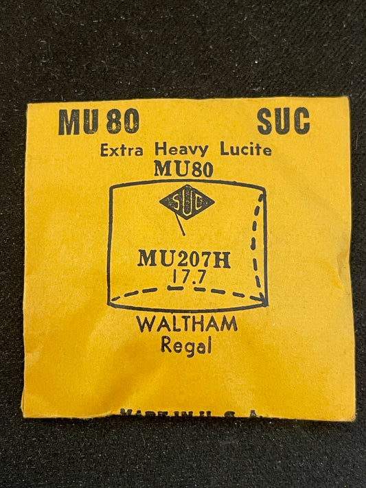 SUC Rocket Crystal MU 80 for WALTHAM - 20.7 x 17.7mm - New