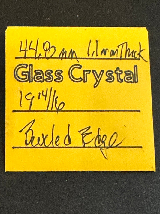 Vintage Beveled Glass Pocket Watch Crystal 19-14/16 (~44.8mm) - NOS