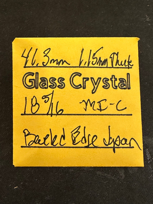 Vintage Beveled Glass Pocket Watch Crystal 18-5/16 (~41.3mm) - NOS