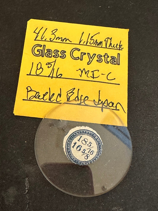 Vintage Beveled Glass Pocket Watch Crystal 18-5/16 (~41.3mm) - NOS