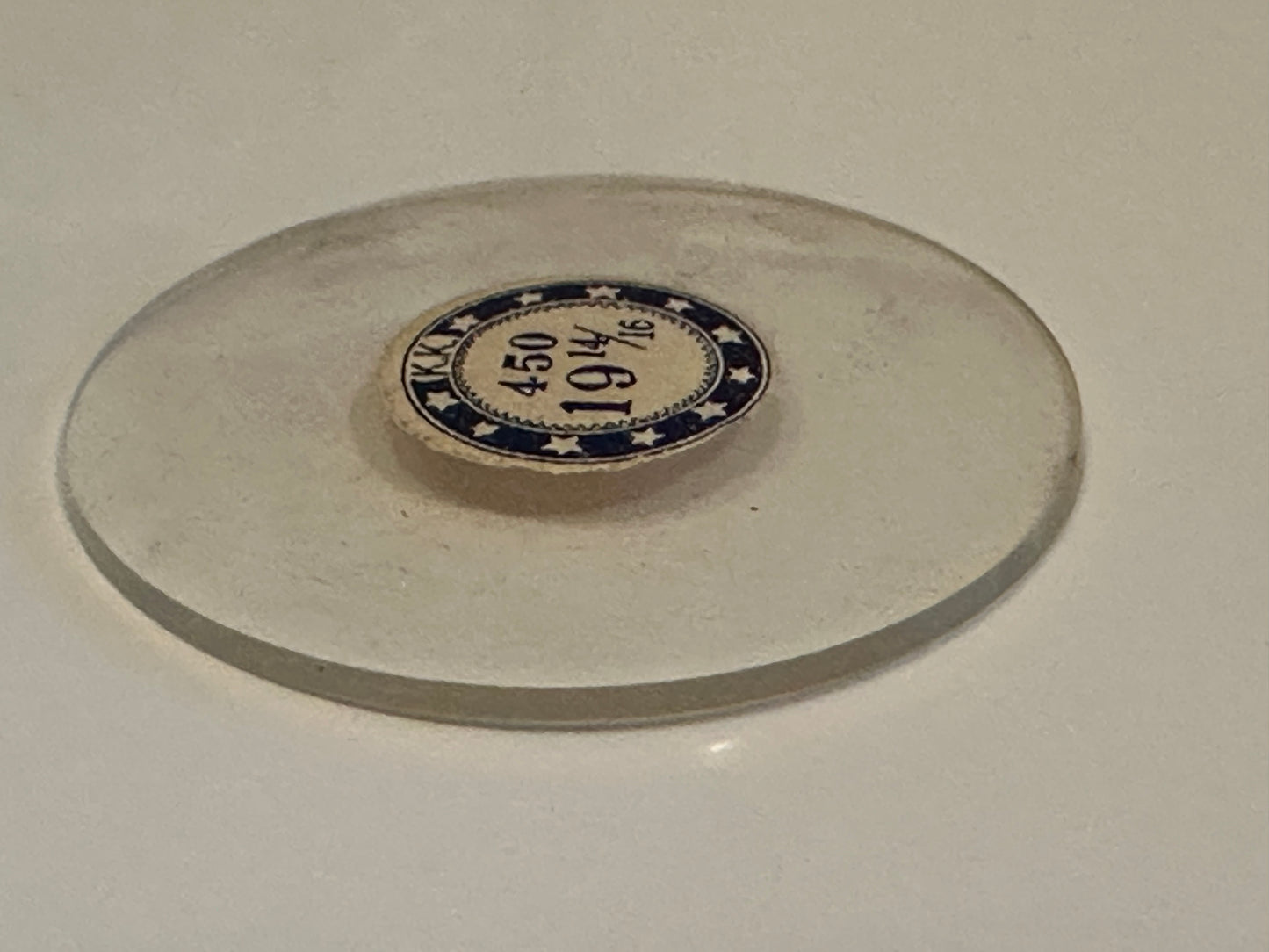 KK Vintage Glass Pocket Watch Crystal 19-14/16 (45.0mm) - NOS