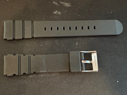 19mm Black Sports / Divers Wrist Watch Strap