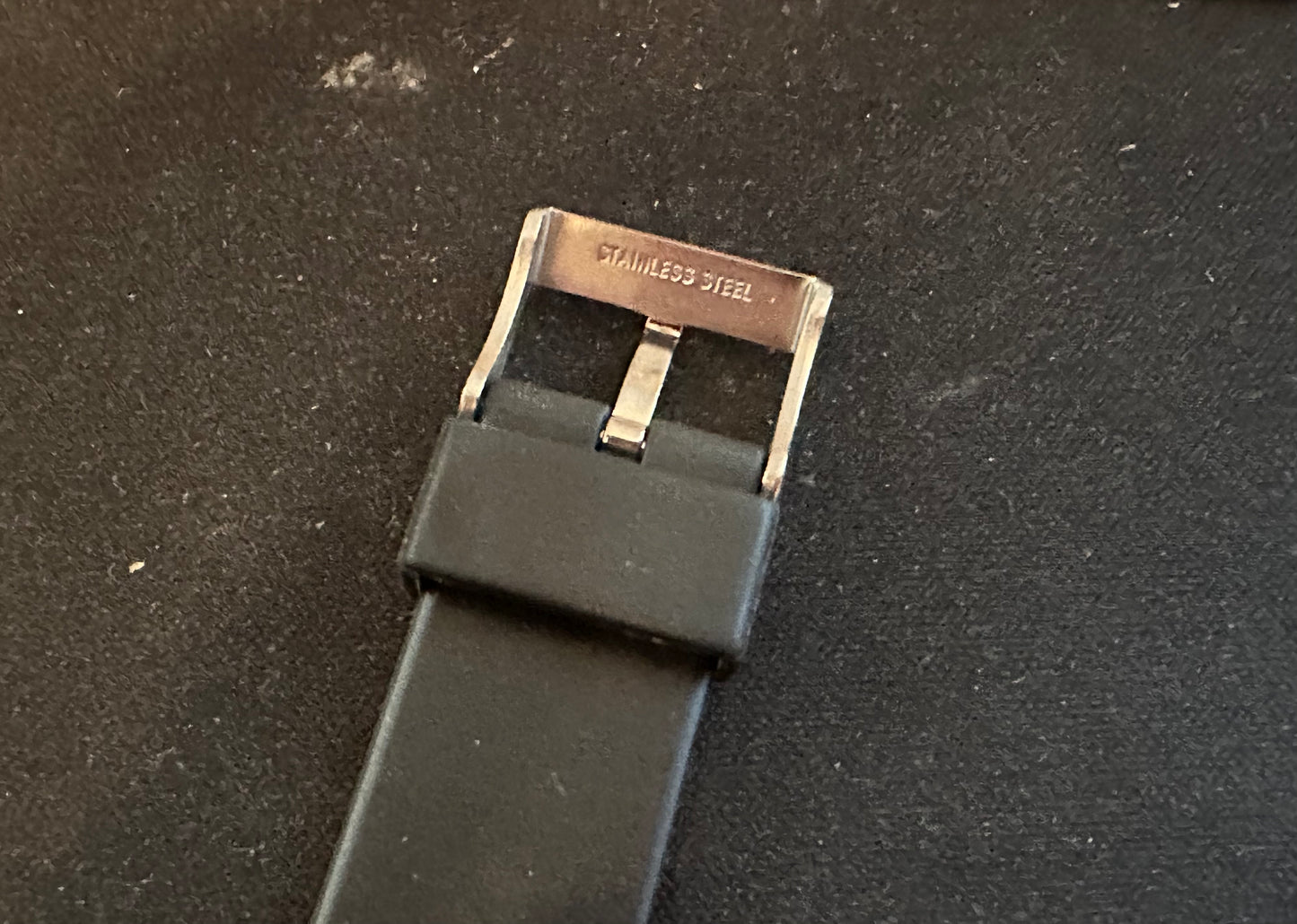 19mm Black Sports / Divers Wrist Watch Strap