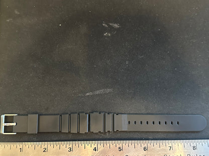 19mm Black Sports / Divers Wrist Watch Strap