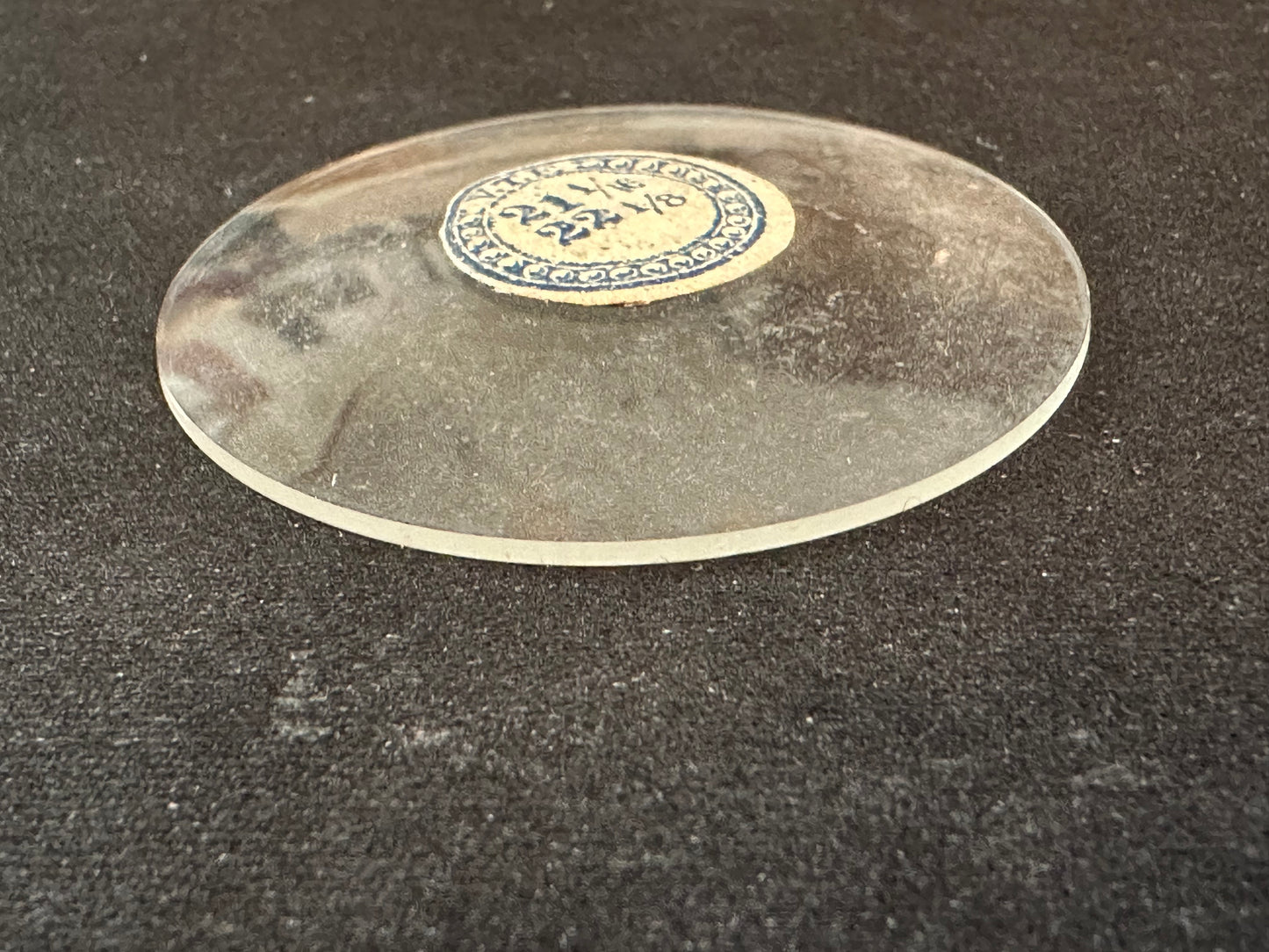 VTF Vintage Glass Pocket Watch Crystal 21-1/16 (~47.5mm) - NOS