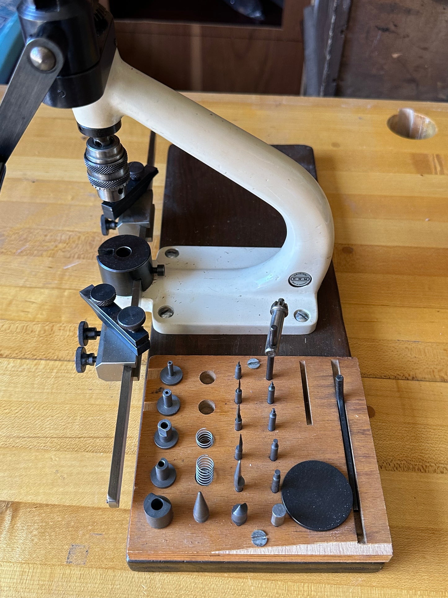 KWM Universal Bushing Tool w/ remaers, bushings & gauge