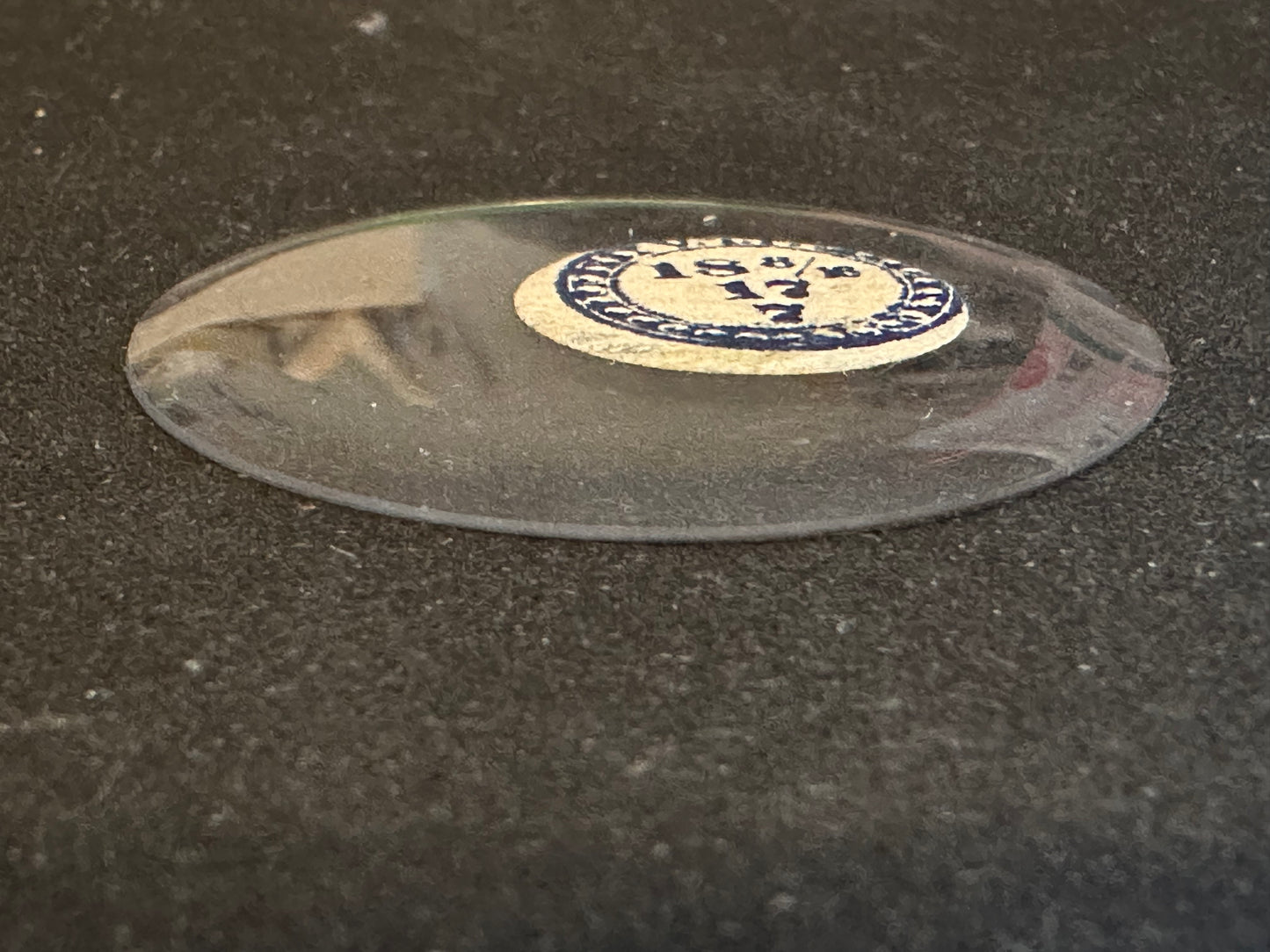 VTF Vintage Glass Hunting Case Watch Crystal 18-8/16 (~41.7mm) - NOS