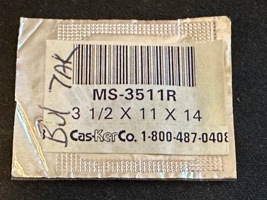 Cas-Ker Mainspring 3511R for ETA 735 & Bulova 7AP, AH, AK, AN - Alloy