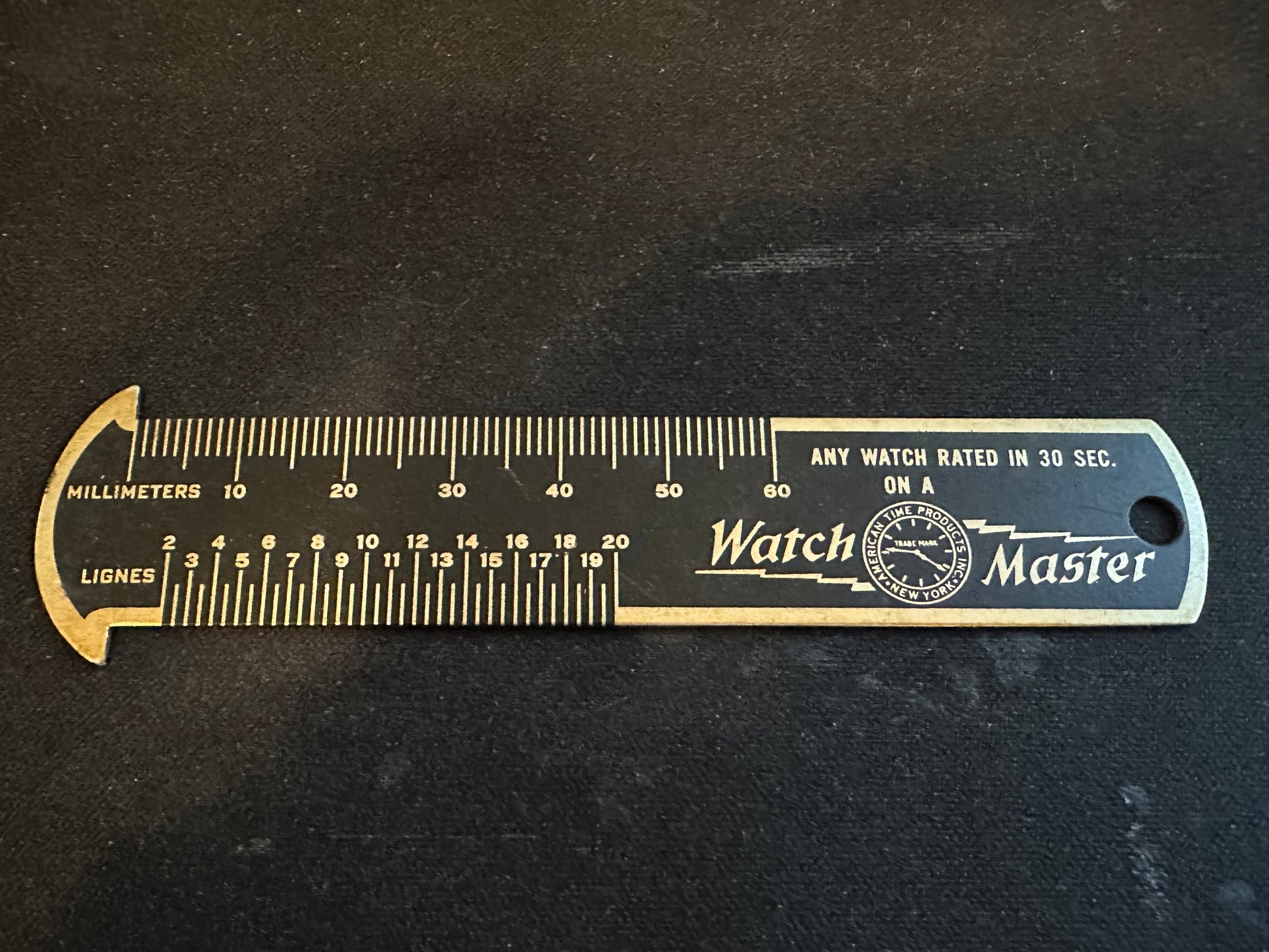 American Time Watch Movement Sizes Gauge / Ruler – Vintage Time Parts