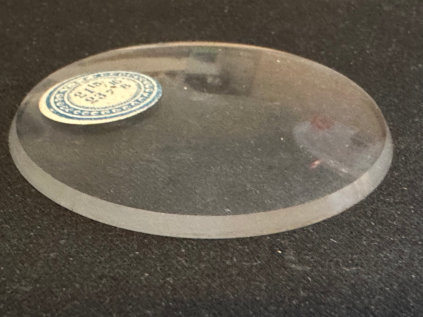 VTF Vintage Thick Glass Pocket Watch Crystal 21-15/16 (~49.5mm) - NOS