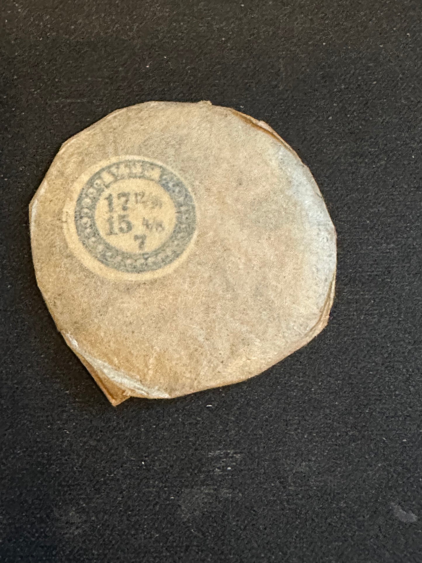 VTF Vintage Glass Hunting Case Watch Crystal 17-12/16 (~40.0mm) - NOS