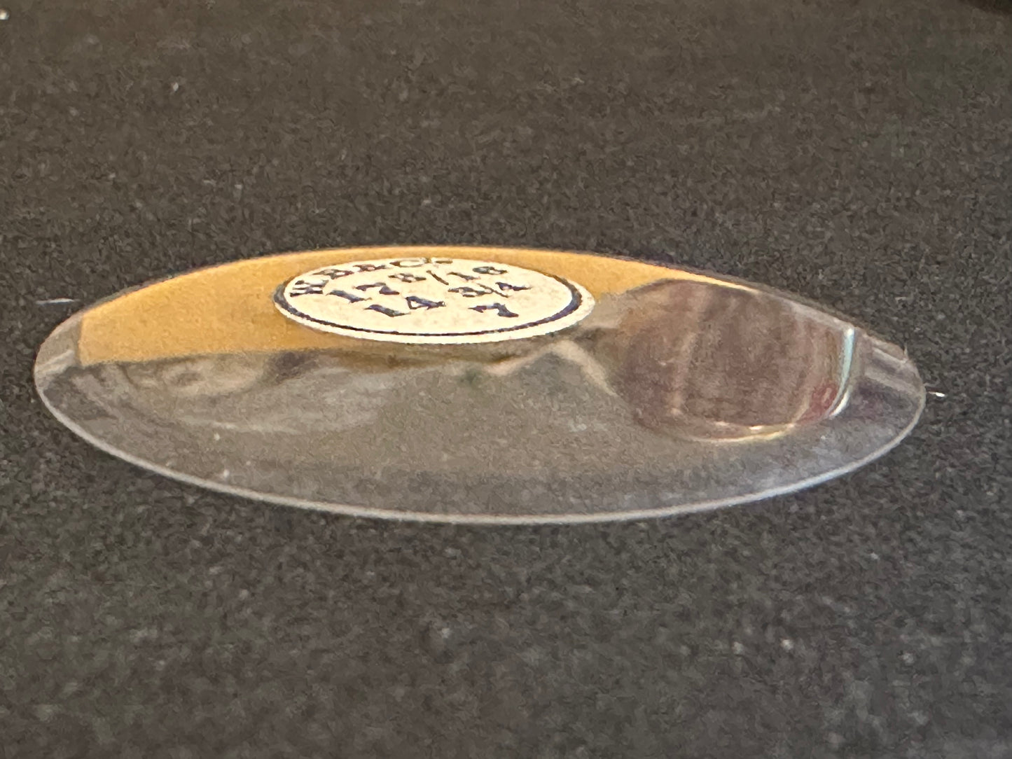 W. B. & C. Vintage Glass Hunting Case Watch Crystal 17-3/16 (~38.8mm) - NOS