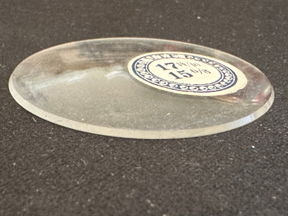 VTF Vintage Glass Pocket Watch Crystal 17-14/16 (~40.3mm) - NOS