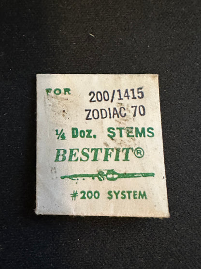 Lot of 2 BESTFIT stems for Zodiac caliber 70 - new in envelope