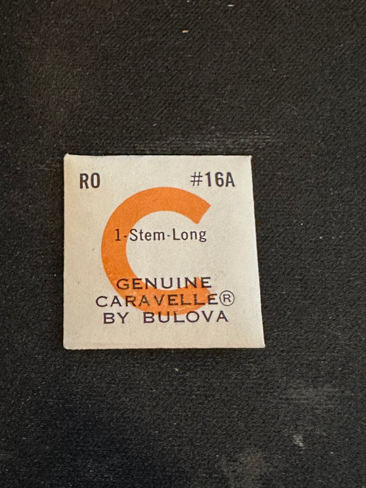 Bulova Factory LONG stem for Caravelle caliber RO - new in envelope