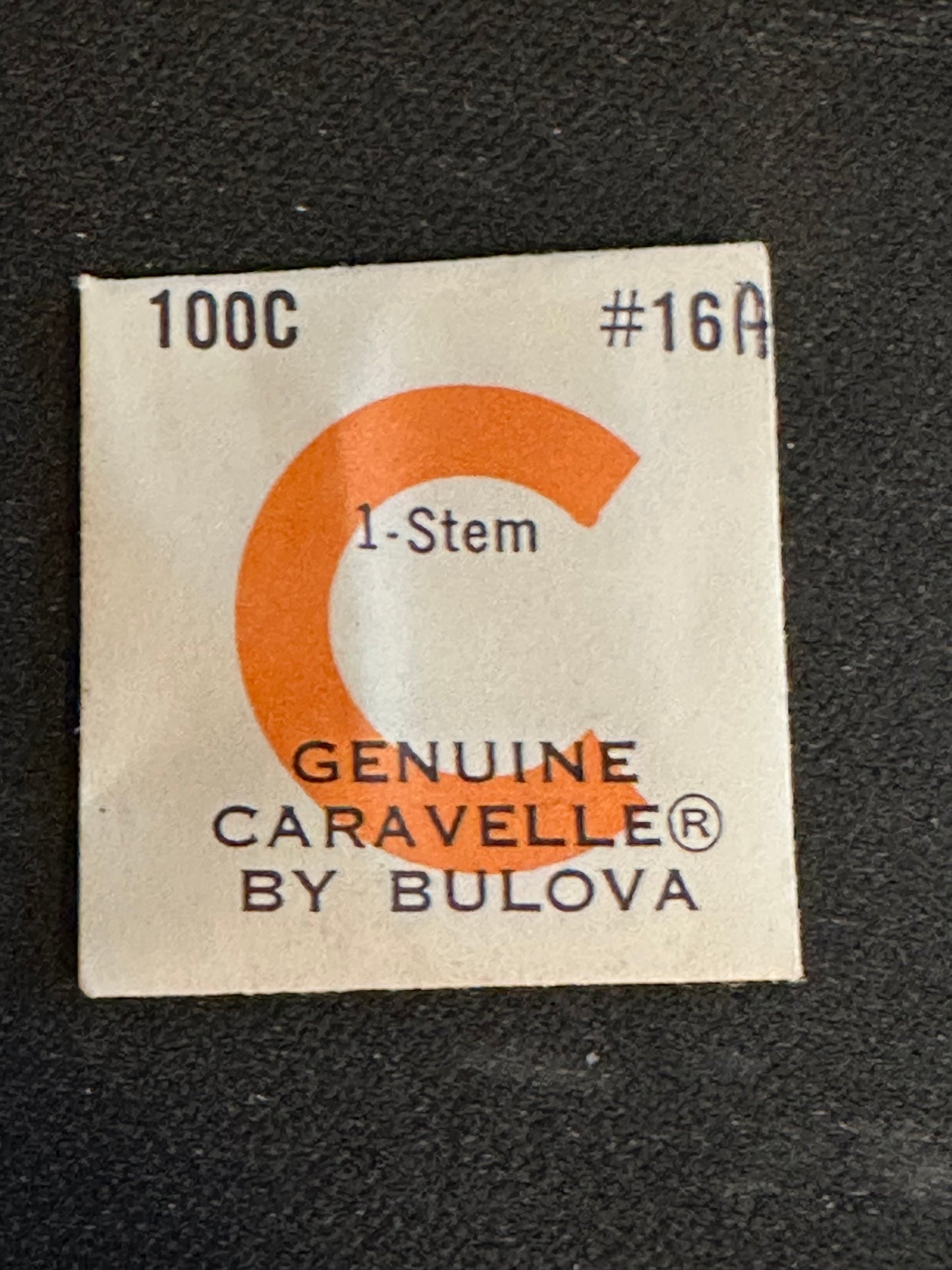 Bulova Factory stem for Caravelle caliber 10OC - new in envelope
