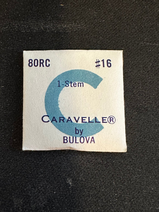 Bulova Factory stem for Caravelle caliber 8ORC - new in envelope