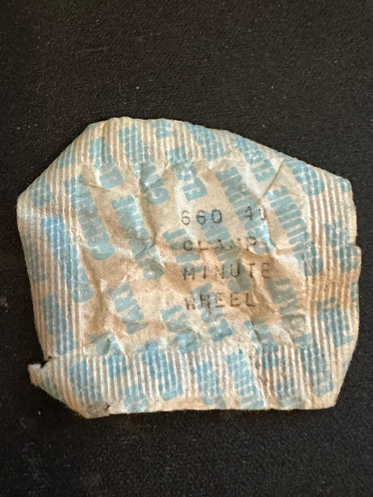 Elgin Factory Set Bridge / Minute Wheel Clamp #6366 for 19/0s Grade 660 movements