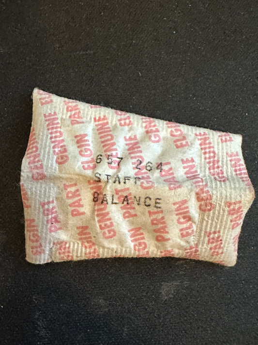 Elgin Factory Balance Staff for 12s Grade 657 (LIP R40) Pocket Watch movement