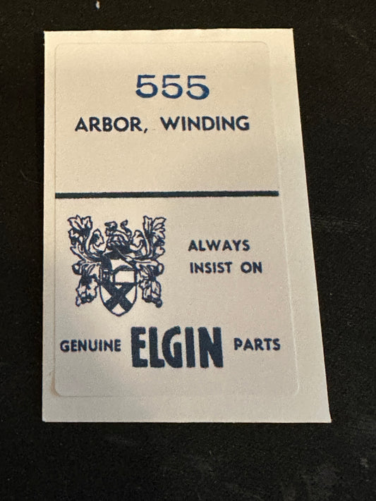 Elgin Factory stem / winding arbor for 8/0s grade 555 movements