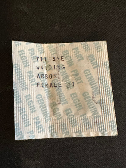 Elgin Factory FEMALE stem / winding arbor for 13/0s grade 711 thru 719 movements