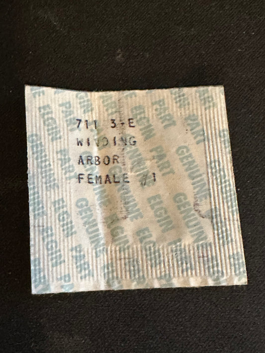 Elgin Factory FEMALE stem / winding arbor for 13/0s grade 711 thru 719 movements