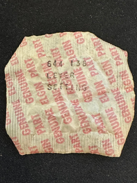 Elgin Factory Set Lever / Detent for 11/0s Grade 644, 645 movements