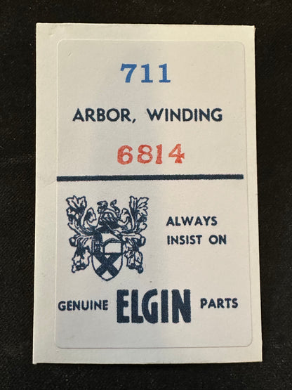 Elgin Factory stem / winding arbor for 13/0s grade 711 thru 719 movements