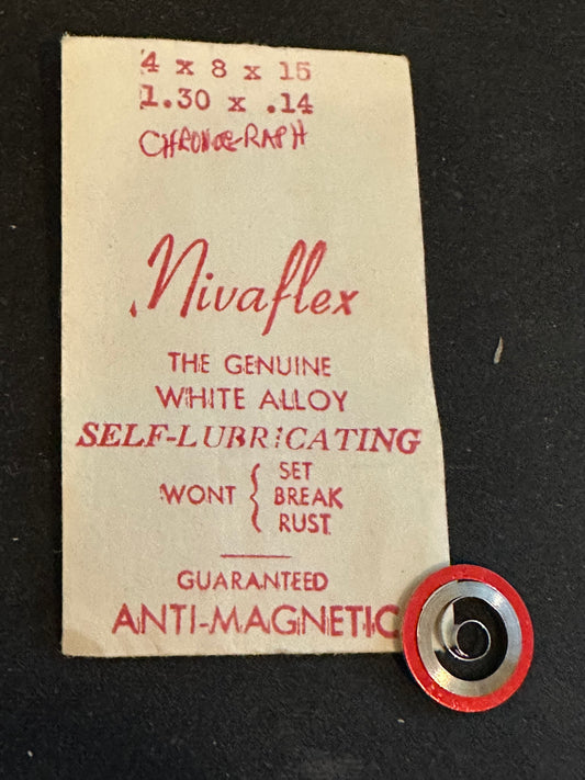 Nivaflex Mainspring for Valjoux caliber 23, 72, 88 Chronograph - Alloy