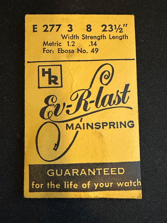 HR Mainspring E277 for Ebosa caliber 49 - Steel