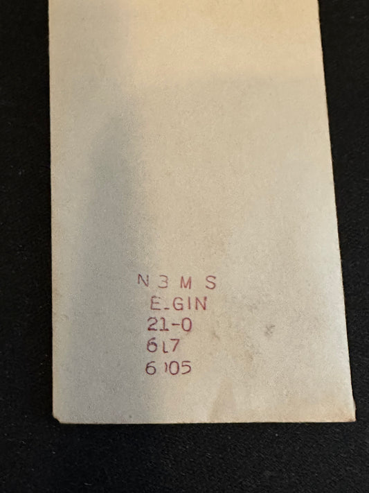 N.B.MS Mainspring for Elgin 21/0s Factory No. 5724 / 6005 - Alloy